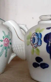 قوری انگوری  ژاپنی اصل و بدون شکستگی سه عدد