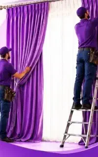 پرده نصب نصاب دوخت خشکشویی اتوکشی