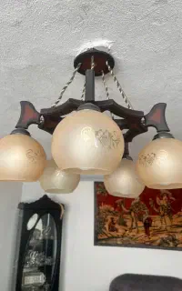 دو جفت لوستر ۵ شاخه ست همراه با دیوار کوب