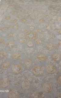 چهار تخته فرش ۹ متری ۱۲۰۰ شانه نخ اصلی در حد نو