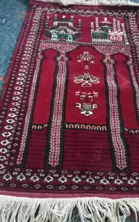 قالیچه ترکمنی دست باف