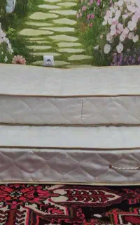 تشک تخت سالم و فرش نه متری
