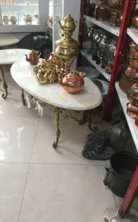 جلو مبلی و عسلی برنز