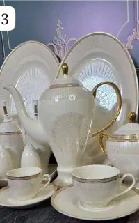 چینی طلایی سرویس کامل مدل 403 آرکوپال اقساطی چکی