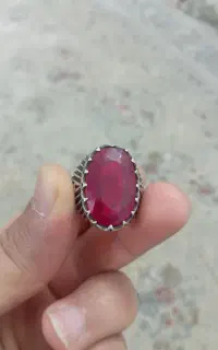 نقره سنگ یاقوت اصل