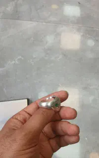 انگشتر نقره کاملا دست ساز