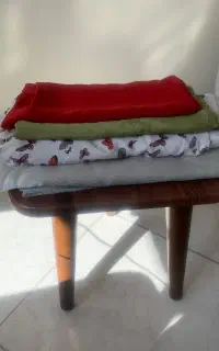 پارچه های رنگی