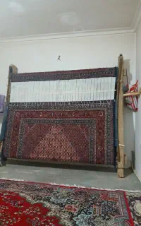 فرش ماهی دست باف نو یک جفت