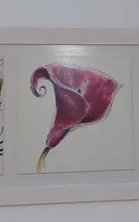 تابلوی گل تزیینی