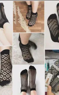 جوراب توری ضخیم زنانه