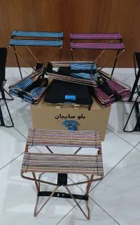 صندلی تاشو مترویی کمپینک بلو سایبان در ۳سایز