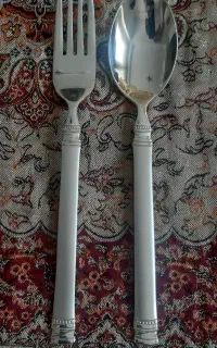 سرویس قاشق و چنگال  نو  ۱۲۰ پارچه   ۱۸ نفره