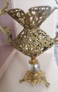 گلدان توری برنز