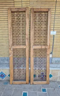 درب فرفورژه عتیقه دو لنگه