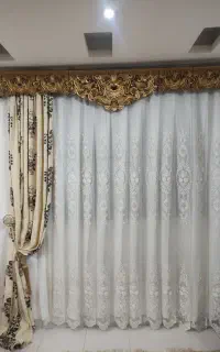 پرده به همراه والن و کتیبه