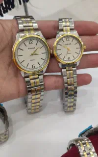 ست ساعت کد 65890 دو رنگ قفل مخفی آفر