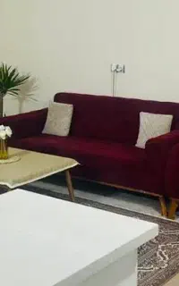 مبل هفت نفره همراه با جلو مبلی