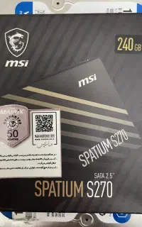 فروش هارد ssd و Hdd آکبند و در حد نو برای کیس