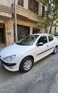 پژو 206 tu5 v8 صندوق دار sd مدل 98 بدون رنگ