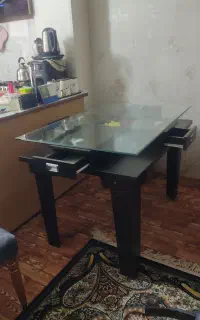 میز نهارخوری چوبی 6نفره