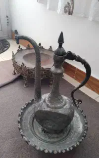 عتیقه اصل مسی مناسب دکور سنتی و کافه