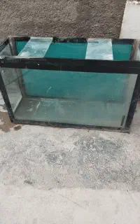 اکواریم کاملاسالم ارتفاع 75طول 120عرض 43شیش 10
