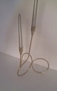 جا شمعی فلزی مدل پیچی