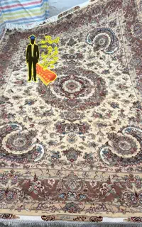 فرش تک۹متر خطیبی۴۰رج تبریز (اقساط بدون بهره)