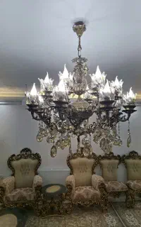 لوستر ۶ شاخه ۱۲ شعله