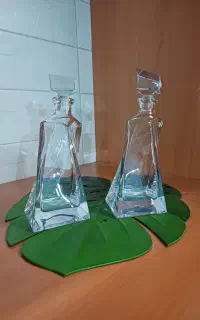 بطری نوشیدنی. فرانسوی.