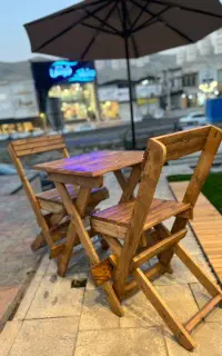 میز و صندلی و نیمکت های تاشو و چوبی