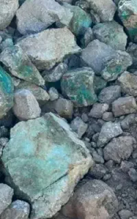 کلوخه سنگ مس اکسیدی فقط تناژ