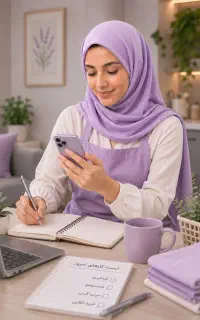 کار با موبایل مخصوص خانم ها