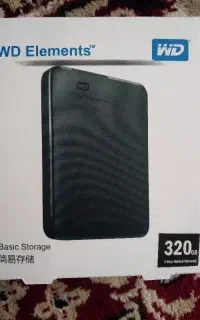 هارد اکسرنال ۳۲۰ گیگ نو