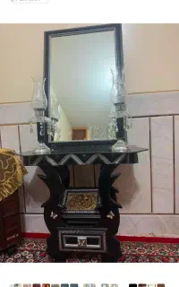 آینه و کنسول چوبی