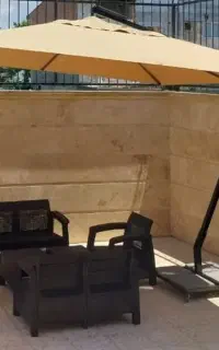 چادر چتری پایه بغل 16 متری 4*۴