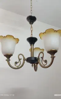 لوستر سه شاخه نو
