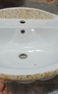 سنگ روشویی بزرگ 45×65 بدون پایه