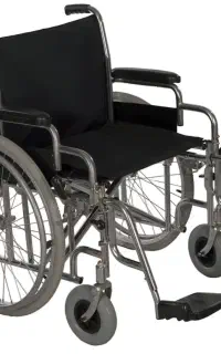 ویلچر لاستیک عقب بادی(تحمل وزن 120کیلوگرم)