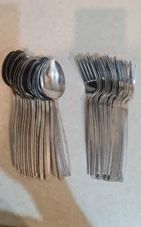 قاشق و چنگال استیل
