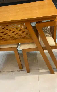 ناهارخوری دونفره حصیری