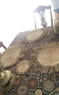 زیر بشقابی کار دست