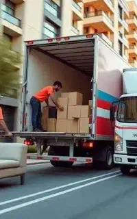 اتوبار باربری حمل اثاثیه منزل کارگر اسباب کشی خاور
