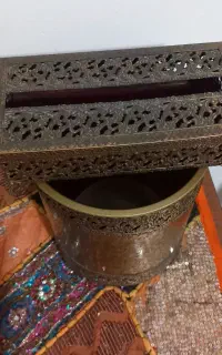 سطل وجای دستمال کاغذی