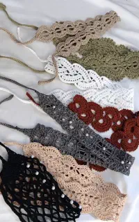 هدبند قلاب بافی