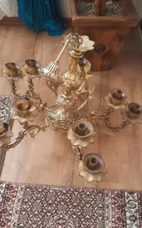 لوستر سفارشی تمام برنز