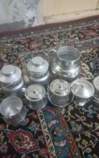 هشت تیکه وسیله نو استفاده نشده خیلی هم تمیز قشنگه