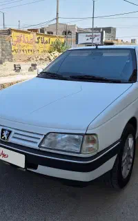 پژو ۴۰۵ اتاق ۱۴۰۵ رنگ سفید