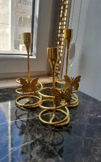 شمعدان زیبای طلایی جدید و مدرن