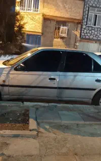 پژو ۴۰۵ رنگ نقره ای سقف آفتاب سوختگی  خط خش جزیی
